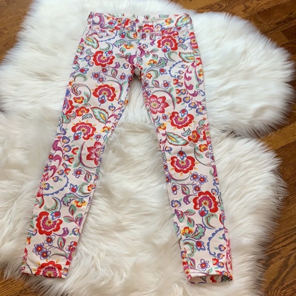 Anthropologie Pilcro Floral Mid-Rise Skinny Jean - Picture 2 of 7